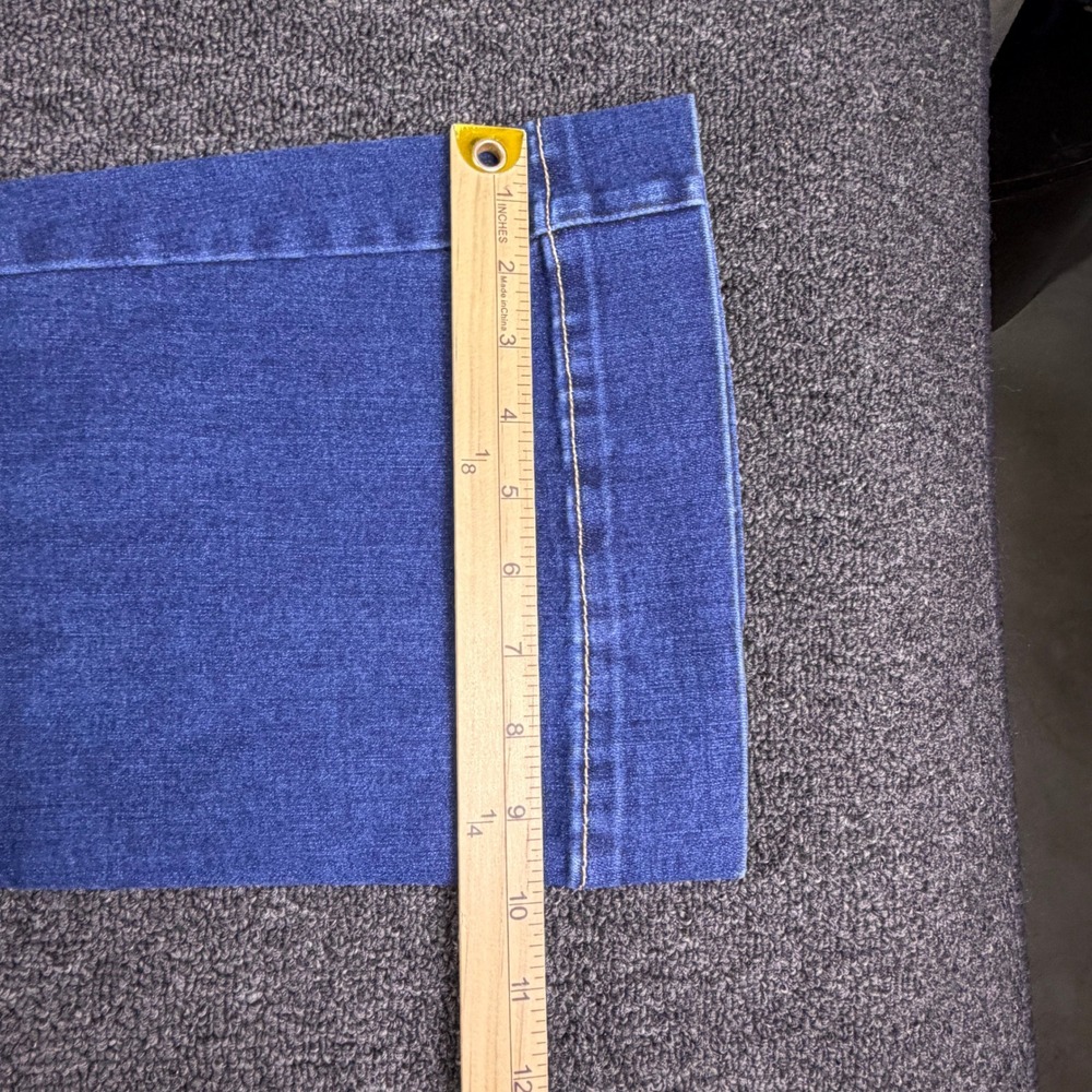 Judy Blue Jeans Womens 3/26 Flare JB82395DK Blue High Rise Stretch EUC - Picture 5 of 11